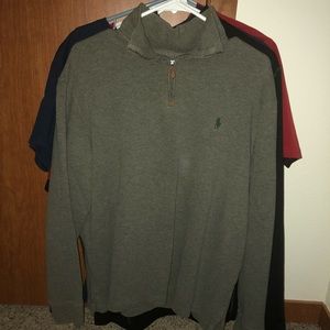 Polo Designer Crew 1/4 zip Fleece